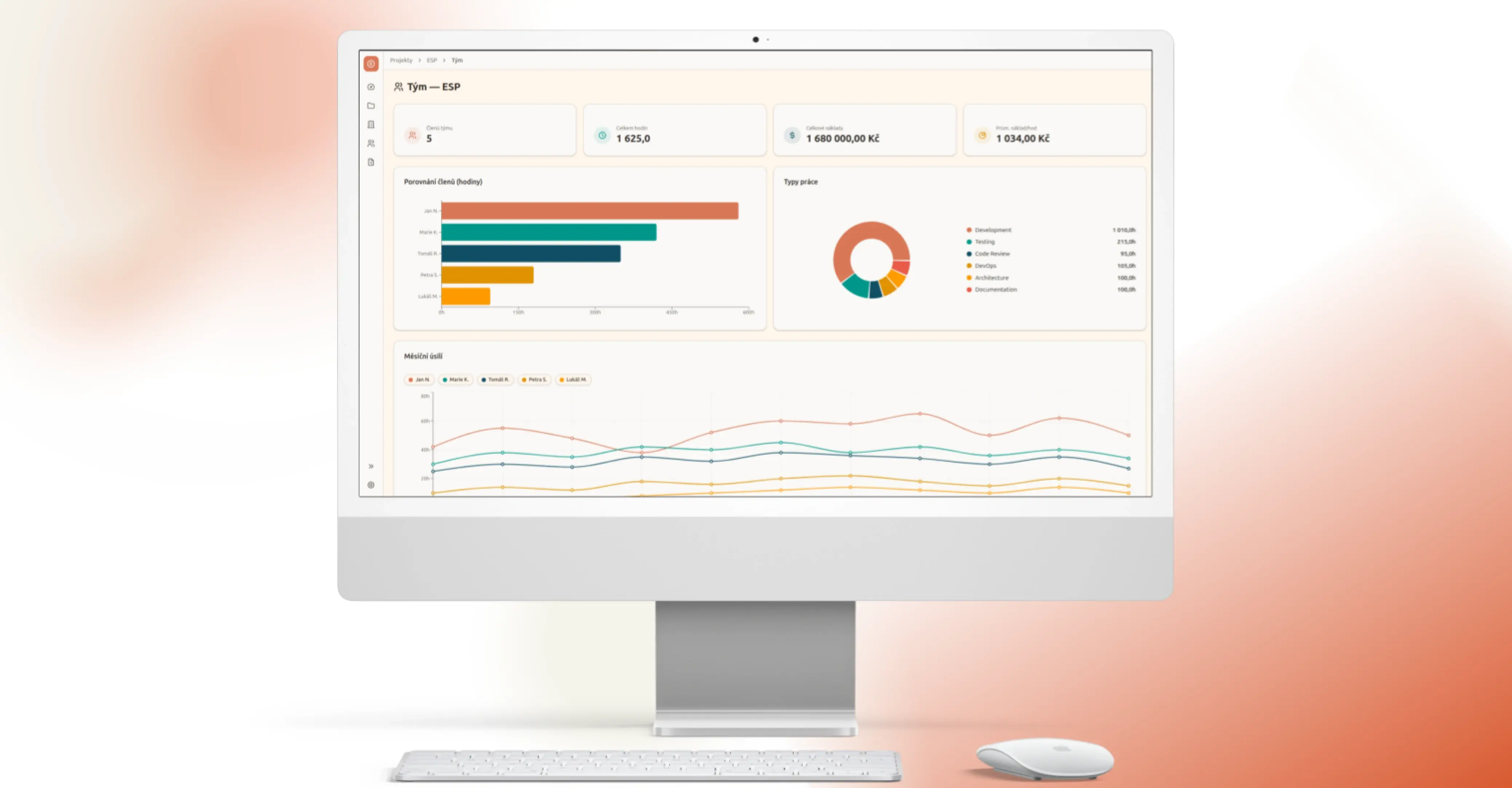 Cost Manager – dashboard aplikace pro správu financí na monitoru